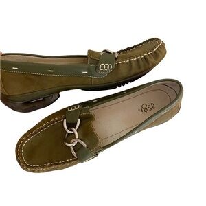 Suede Loafers Slip On Shoes Women Size 8 HSH